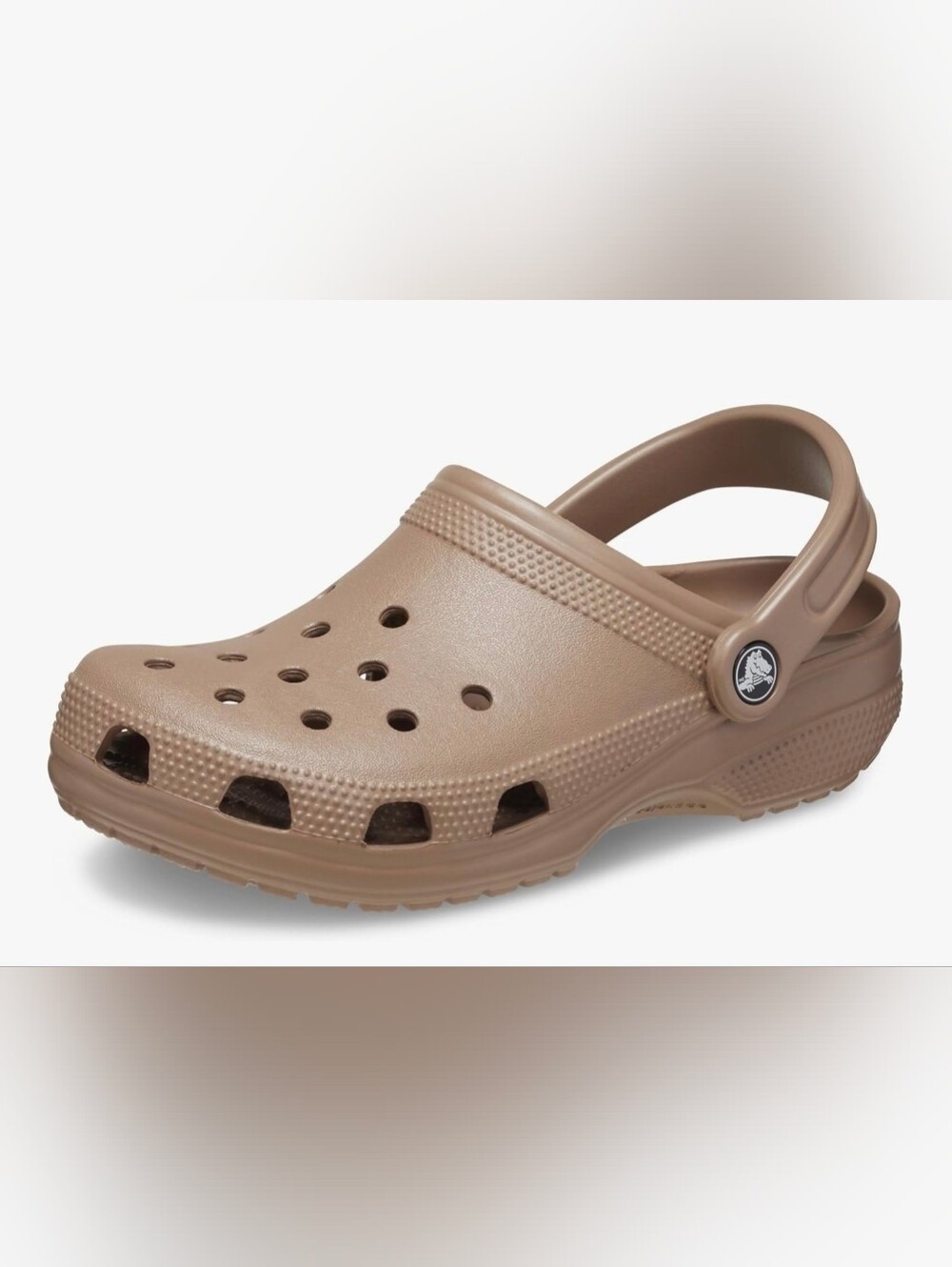 Crocs Unisex-Adult Classic Clogs, M10, W12, Latte